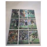 9 Football Trading Cards