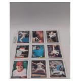 9 Assorted Baseball Cards