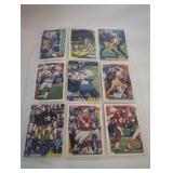 9 NFL Rookie Cards in Sleeves