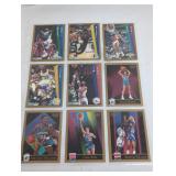Nine 1990s NBA Trading Cards