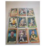 1989 Topps Athletics Cards