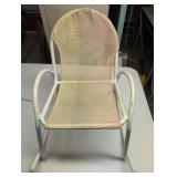 Metal Frame Child's Rocker