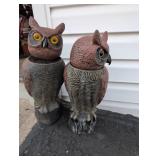 Plastic Owl Decoys