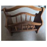 Wooden Magazine Rack
