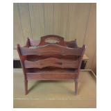 Wooden Magazine Rack
