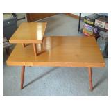 Two-Tier Wood Coffee Table