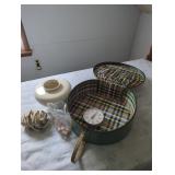 Vintage Hatbox and Accessories