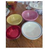 Ceramic and Metal Bowls