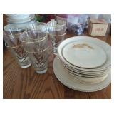 Golden Wheat Dinnerware Set