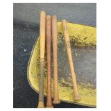 4 Wooden Baseball Bats