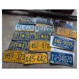 Vintage Pennsylvania License Plates