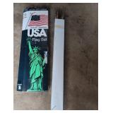 USA Flag Set & Poles