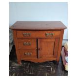 Oak Cabinet with Drawers