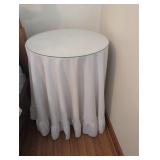 Round Glass Top Table