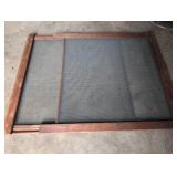 Wood-Framed Window Screen