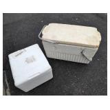 Two Foam Coolers