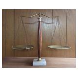 Balance Scale with Marble Base