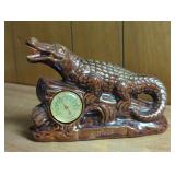 Ceramic Alligator Thermometer