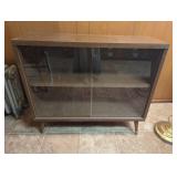 Wood and Glass Display Cabinet