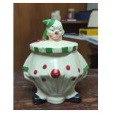 Ceramic Clown Cookie Jar