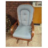 Wooden Glider Rocking Chair