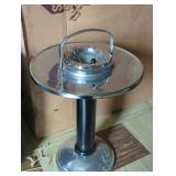 Metal Pedestal Ashtray