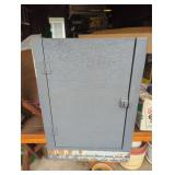 Blue Wooden Storage Cabinet