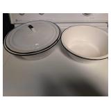 Enamel Pots with Lid