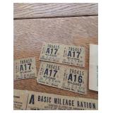 WWII Gas Ration Ephemera