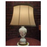 Porcelain Floral Table Lamp
