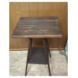 Wooden Two-Tier Side Table