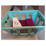 Laundry Basket & Towels