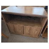 Wooden Media Cabinet