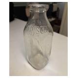 Selingrove Glass Milk Bottle