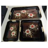 Floral Serving Trays