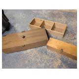 Three Wooden Boxes