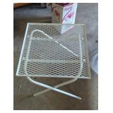 White Metal Folding Table