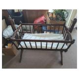 Wooden Baby Cradle