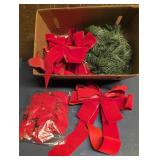Christmas Bows & Garland