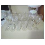 Etched Glassware Set