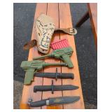 Toy Pistols and Knives Set