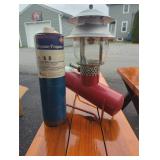 Propane Red Lantern with Tank