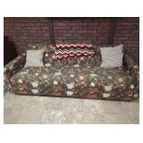 Floral Upholstered Sofa