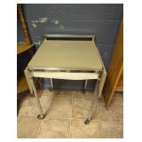 Chrome Folding Tea Cart