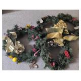 Four Holiday Wreaths