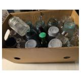 Assorted Glass Jars