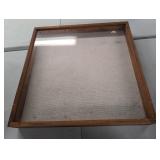 Wood-Framed Glass Display Box