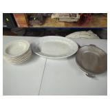 Dinnerware and Cast-Iron Set