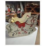 Wooden Rocking Horse Chair