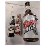Beer Bottle Bank & Flashlight
